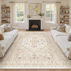 zesthome 8x10 Area Rugs for Living Room, Non-Slip Backing Washable Rugs by Zesthome