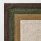 MIULEE Neutral Green/Brown Linen Pillow Covers Pack of 4 Decorative Natural - Image 6
