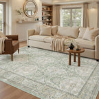 6x9 Area Rug for Living Room Washable 6x9 Rug Non-Slip Modern Rugs for Bedroom by Soalmost