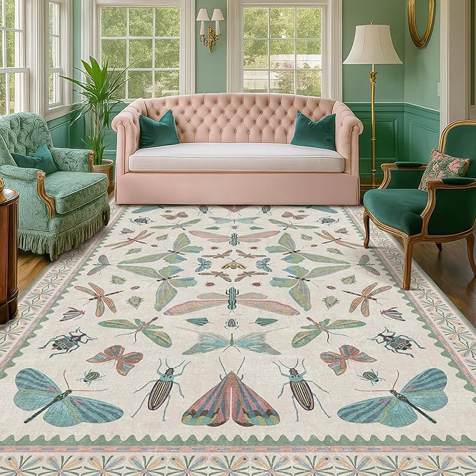 Hazo Haus Sage Green Rugs for Bedroom Under Bed - Image 3