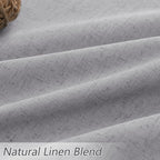 Guken Grey 100% Blackout Curtains 108 Inch Length 2 Panels Set - Image 3