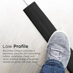 Cordinate 6ft Floor Cord Cover, Cable Protector, Hide Extension Cords
