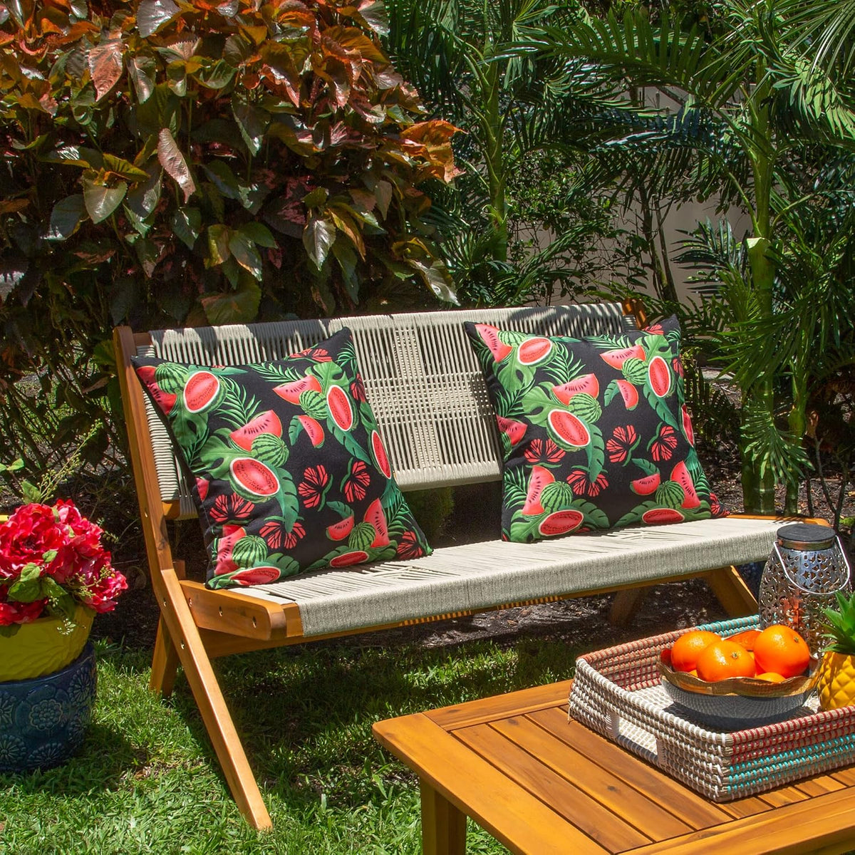 Classic Accessories Frida Kahlo Accent Pillows, 2-Pack, 18 Inch, Viva La Vida