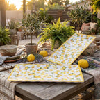 Melamine Serving Platters 14.5 in Serving Trays for Party Lemon