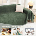 MYSKY HOME Couch Cover for Sofa Couch Covers for Pets, Non Slip Dogs Furniture - Image 3
