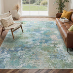 Area Rugs 6x9 for Living Room Bedroom, Modern Abstract Machine Washable Rug - Image 2