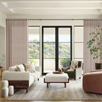 Nanspring Oatmeal Semi Sheer Curtains 72 Inches Long 2 Panels Set - Image 7