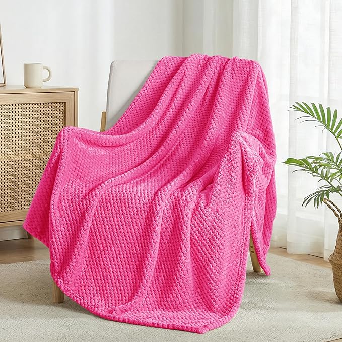 Exclusivo Mezcla Fleece Throw Blanket Extra Large, Super Soft and Warm Blankets by ExclusivoMezcla