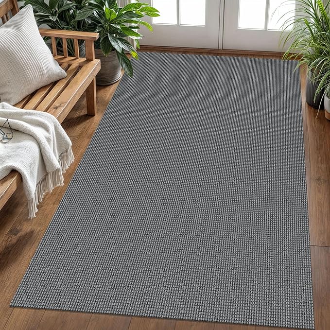 KOZYFLY Boho Rugs for Entryway Rugs 4x6 ft Washable Area Rugs Rubber Backed - Image 2
