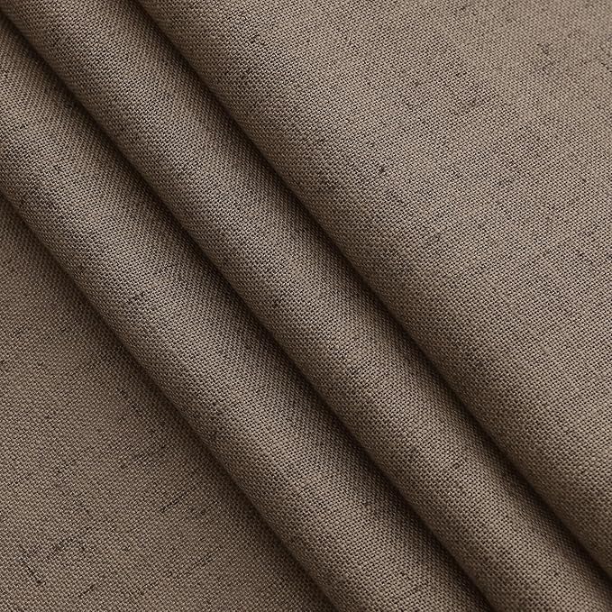 Extra Long Light Brown Curtains 2 Panels 102 Inches Long - Image 7
