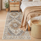 Madane Hallway Runner 3x8, Kitchen Rugs Washable Entryway Rug Vintage Kitchen - Image 5