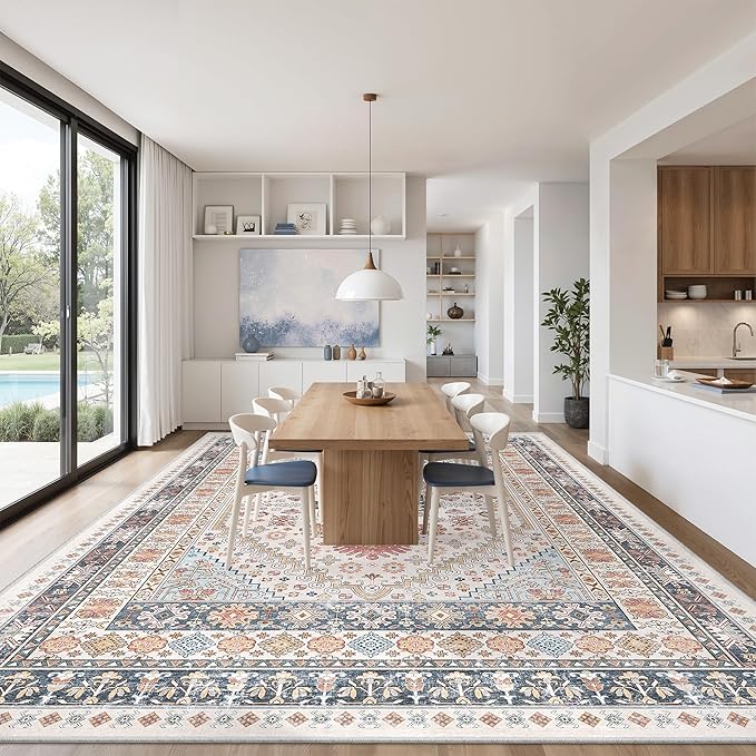 zesthome 10x14 Area Rugs for Living Room, Non-Slip Backing Washable Rugs - Image 8
