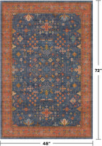 Washable 4x6 Small Rug for Living Room, Area Rug for Kitchen, Large Entryway - Image 2