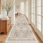 4x10 Runner Rug, Washable Hallway Runner Rug - Image 3