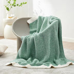 Snuggle Sac Green Throw XL Blanket 50x70, Super Soft Warm Blankets Oversized - Image 2
