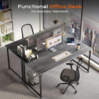 PRAISUN 47 X 24 Inch Computer Desk with Deeper Desktop
