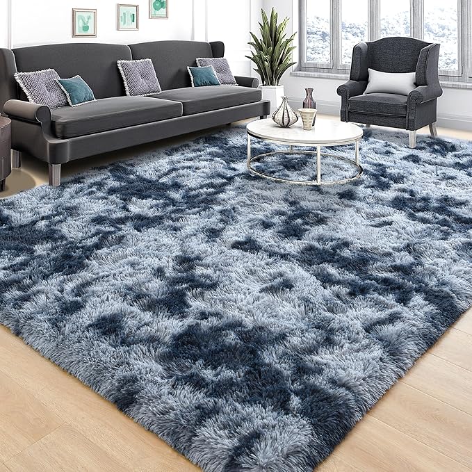 Tepook Fluffy Large Rugs for Living Room, Area Rug 6x9 Soft Carpet for Bedroom - Image 2