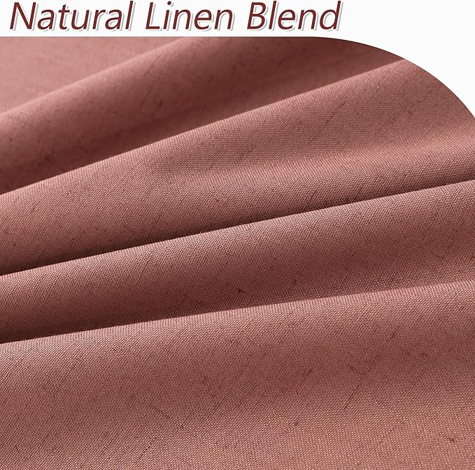 Guken 100% Blackout Curtains 63 Inch Length 2 Panels Set - Image 3