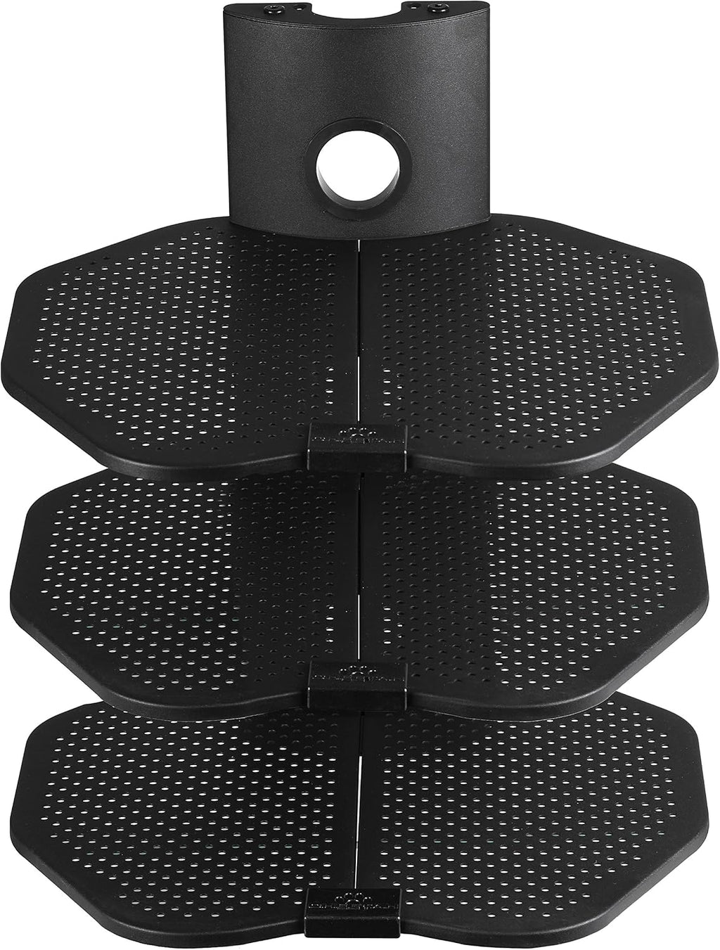 Cheetah TV Wall Mount 3 Shelf Bracket, with 15ft HDMI Cable, Three 18x16-Inch Black Components Shelves Under TV for Cable Box, Blu Ray Player, Stereo AV, AS3B