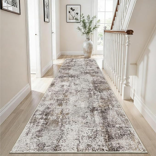 3x10 Washable Runner Rug for Hallway: Non Slip Runners Rugs Easy-to-Clean by WIEVEDENS