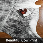 AROGAN Western Decor Faux Fur Cowhide Rug, 6 x 7 Feet Premium Animal Skin Cow - Image 5