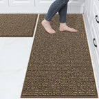 BEQHAUSE Kitchen Rugs and Mats 2PCS, Non-Slip Kitchen Mats by BEQHAUSE
