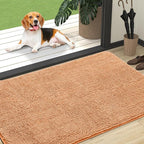 OLANLY Dog Door Mat for Muddy Paws 59x35, Absorbs Moisture and Dirt, Absorbent - Image 8