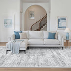 4x10 Wide Hallway Runner Rug: Washable Soft Rug Runners - Image 2