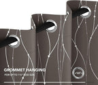 Deconovo Blackout Curtains, Thermal Insulaed Soundproof Drapes, Wave Dots - Image 7