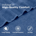 Martex Easy Living Everyday 6-Piece Bathroom Towel Set, Blue