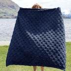Bedsure GentleSoft Navy Blue Throw Blanket - Image 2