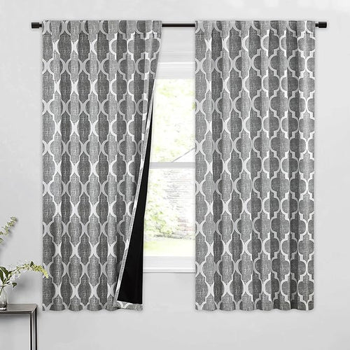 Beauoop 100% Blackout Curtains 63 Inches Long 2 Panels by Beauoop