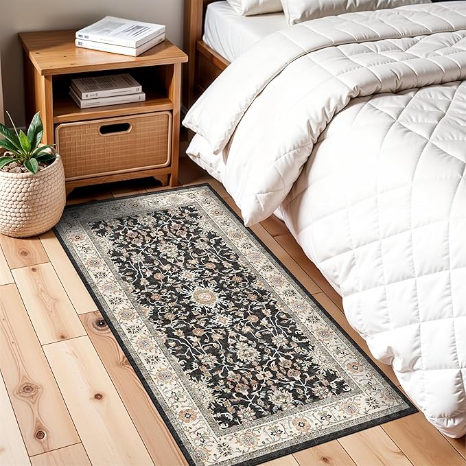 TOPRUUG 2x4 Entryway Runner Rug: Non-Slip Stain Resistant Rugs by TOPRUUG