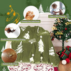 MYSKY HOME 71"X102" Chair Christmas Couch Cover, Sectional Sofa Covers Sofa - Image 2