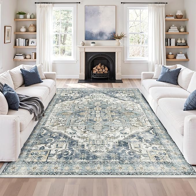 zesthome 5x7 Washable Rug-Stain Resistant Area Rugs - Image 4