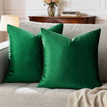 GIGIZAZA Decorative Throw Pillow Covers 16x16, Velvet Sofa Boho Cushion Pillows by GIGIZAZAFocusingonhomedecoration
