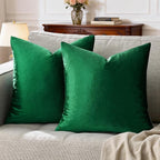 GIGIZAZA Decorative Throw Pillow Covers 16x16, Velvet Sofa Boho Cushion Pillows by GIGIZAZAFocusingonhomedecoration