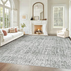 Living Room Rugs 8x10: Washable Moroccan Geometric Boho Rug Farmhouse Non Slip by VECARF
