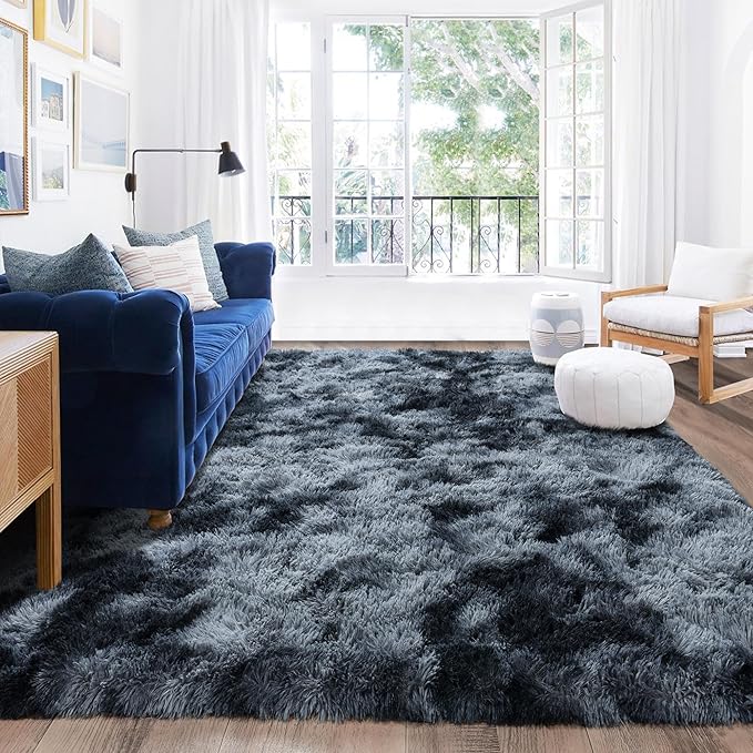 Rugs for Living Room 5x7, Soft Shaggy Modern Shag Area Rug for Bedroom - Image 2