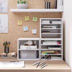 Ballucci 4 Tier File Organizer File Holder, Desk Storage, Letter Paper Tray