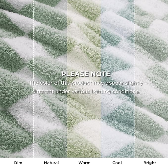 Bedsure GentleSoft Checkered Twin Blanket - Image 8