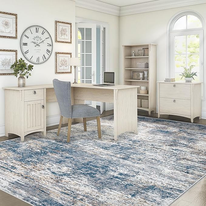 6x9 Area Rugs for Living Room, Washable Modern Abstract Large Area Rug Neutral - Image 7