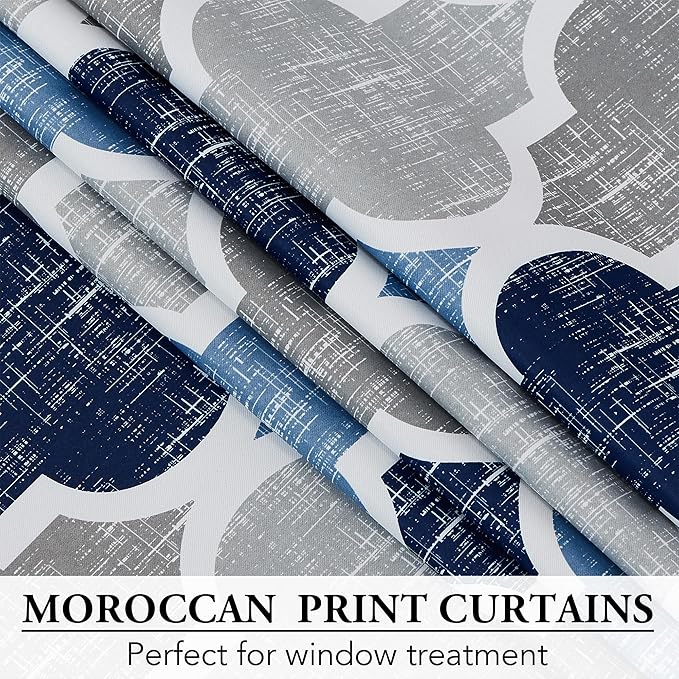 Beauoop 100% Blackout Curtains 84 Inches Long 2 Panels - Image 5