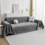 MYSKY HOME Couch Covers for Sofa, Dog Couch Cover Protector, Dark Grey Lines - Image 2