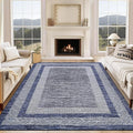 GarveeHome 10x13 Large Washable Geometric Area Rug Non Slip Non Shedding Floor by GarveeHome
