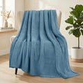 Whale Flotilla Extra Large Fuzzy Fleece Throw Blanket by WHALEFLOTILLA
