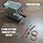 O-Ring Gasket Seal & Brew Valve Tool Set, Security Oval Head Key