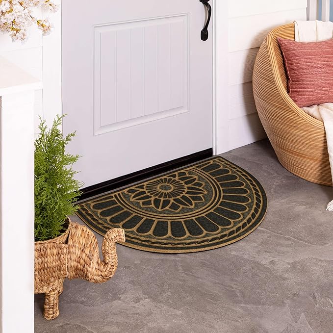 Mohawk Home Swirl Style Casual Ornamental Charcoal 2' X 3' All Weather Outdoor - Image 4