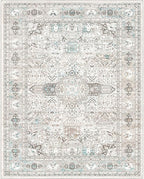 8x10 Extra Large Area Rug Living Room, Modern Neutral Washable Boho Area Rug - Image 2