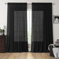 Nanspring Extra Wide 100x96 Inch Linen Curtains by Nanspring